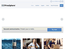 Tablet Screenshot of privasphere.com